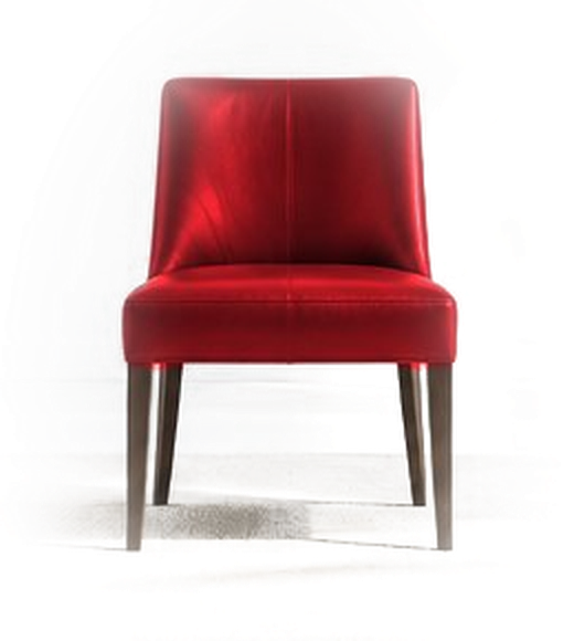 The red interview chair from The Rejection Room